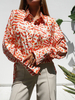CUBA LIBRE shirt beige and red