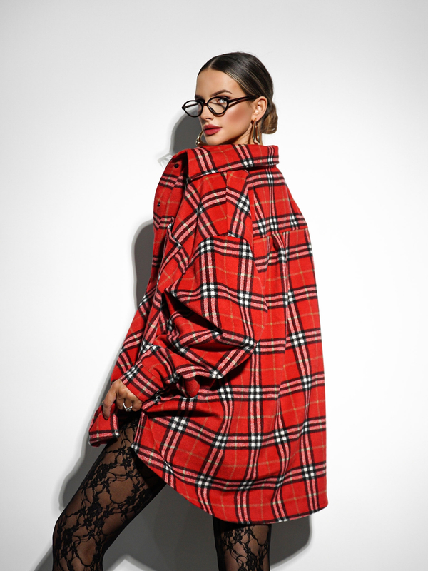 Koszula flanelowa LORENA czerwona