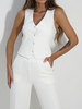 KAREN vest white