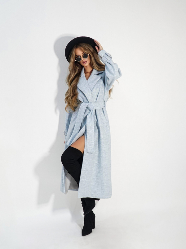 Płaszcz CITY jasny szary