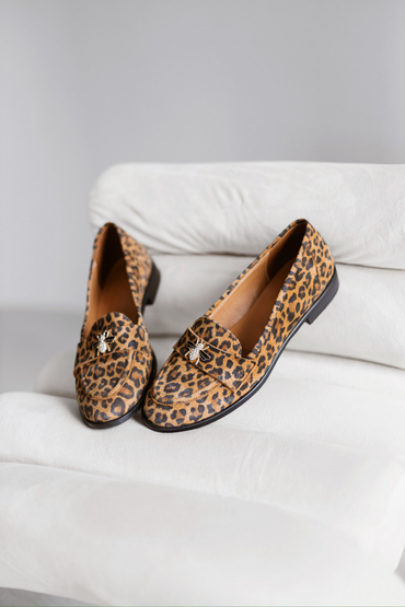 LILA LOU camouflage moccasins