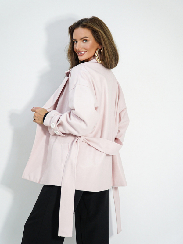 CITY short coat pink