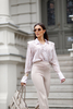 CAMILLA white and beige shirt