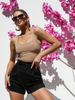 BETTY blouse caramel