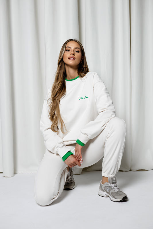 POLI tracksuit beige and green
