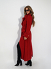 LE LONG coat red