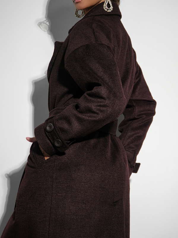 Płaszcz CITY brązowy