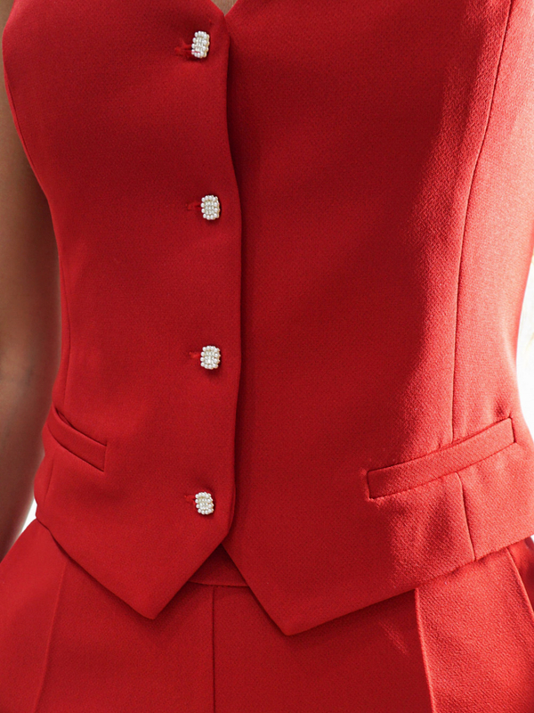 KAREN vest red
