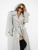 LE LONG coat grey melange