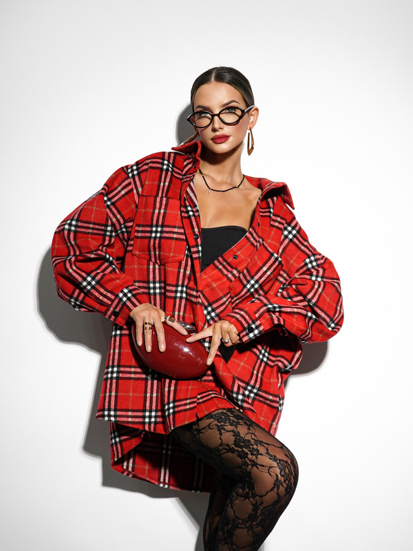 Koszula flanelowa LORENA czerwona