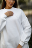 LUCKY white sweatshirt