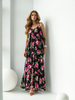 GYPSY black floral dress