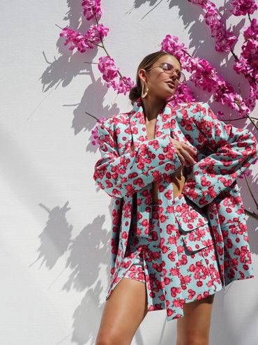 Jacket ABOUT YOU mint floral