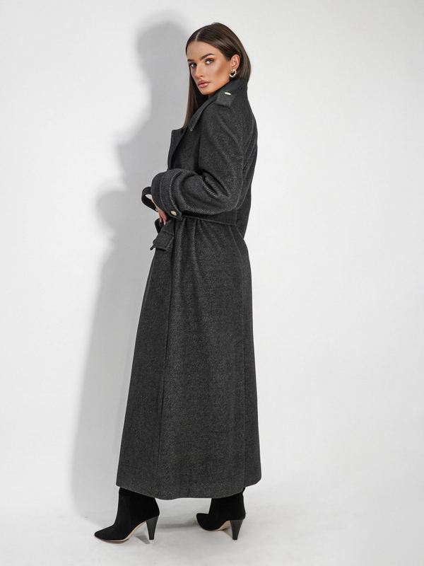 LE LONG coat graphite
