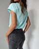 V-NECK LILA T-shirt