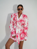 Jacket ABOUT YOU white and pink