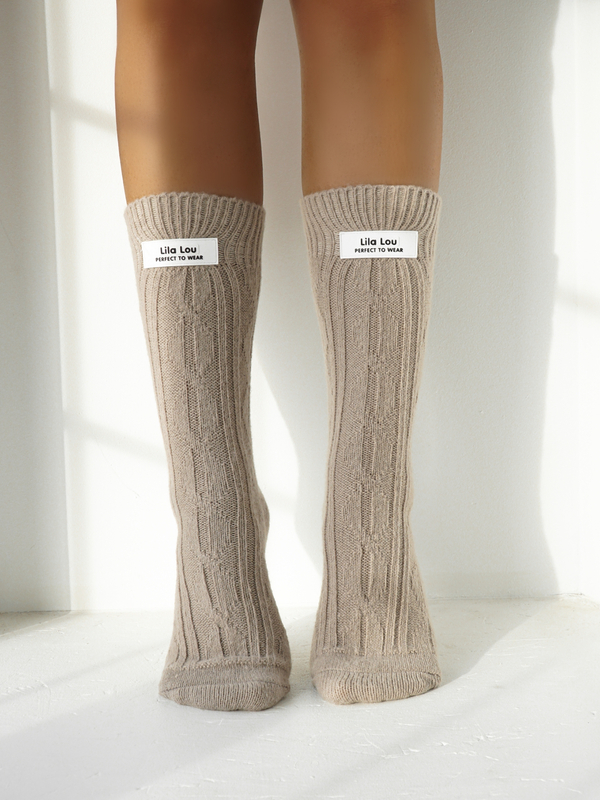 LILA LOU socks white