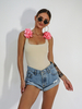 Body LA PLAYA beige with pink