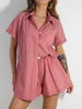 LOKA maroon striped set