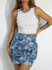 Spódniczka Cambio ciemny jeans
