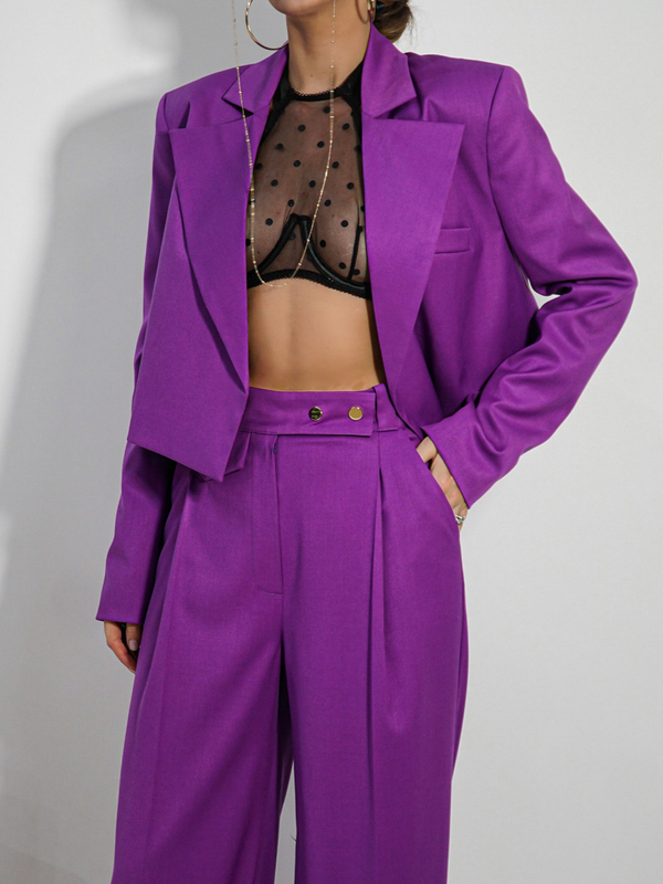 BEYONCE suit purple