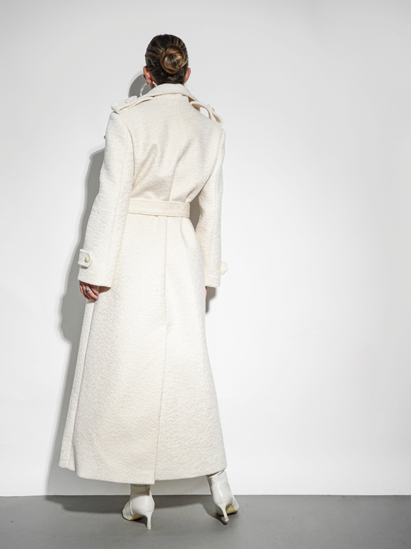 Coat LE LONG ecru