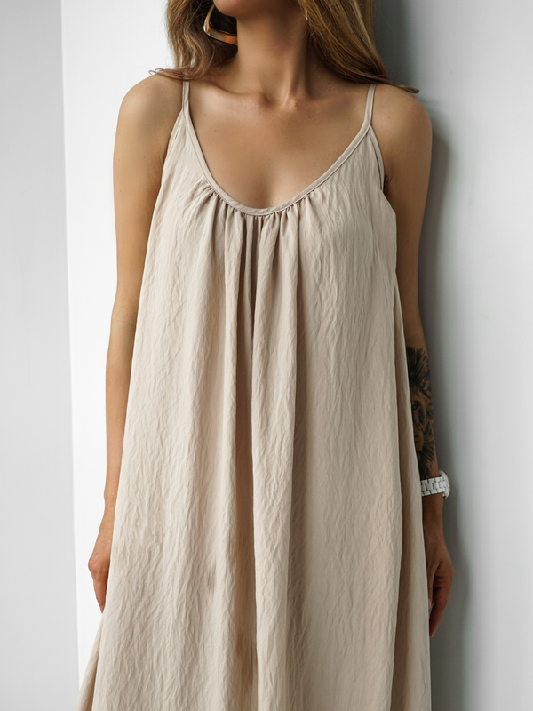 GYPSY beige dress