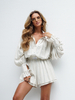 LENKA beige striped set