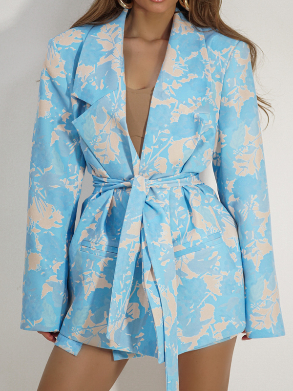 Żakiet ABOUT YOU niebieski wzory