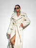 Coat LE LONG ecru