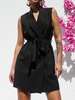 Delphine vest-dress black