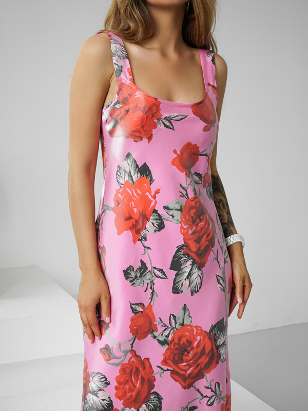 Dress MAGDALENA roses 2