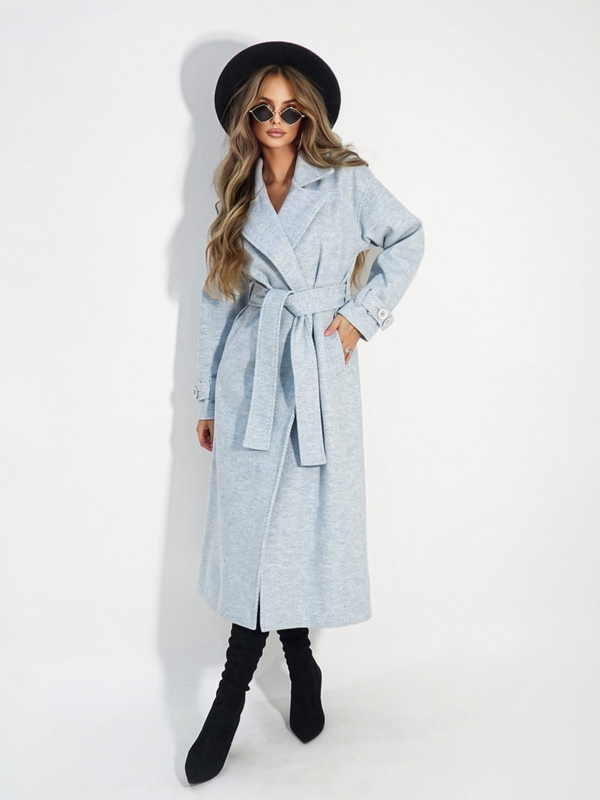 Płaszcz CITY jasny szary