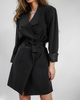 Jacket-Dress MAN WAS HERE black