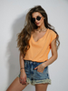 V-NECK T-shirt orange