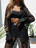 VERSACE black lace set
