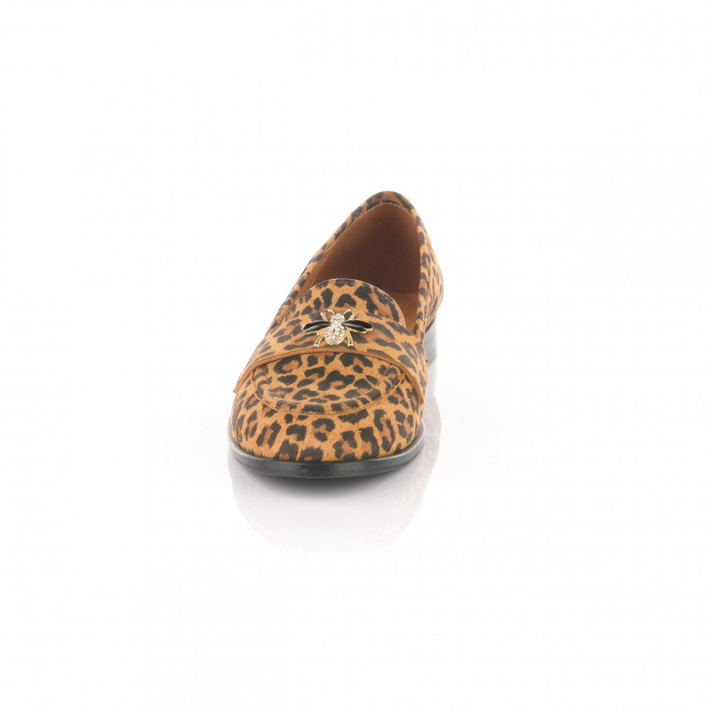 LILA LOU camouflage moccasins