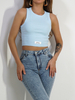 Mini blue top