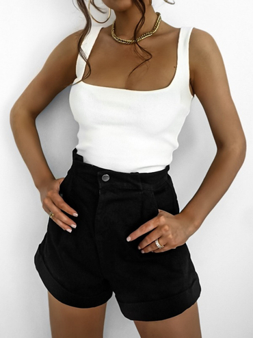 Szorty jeans NADIA black