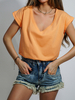V-NECK T-shirt orange
