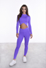 MISSY purple gaiters