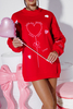 CANDY red sweatshirt