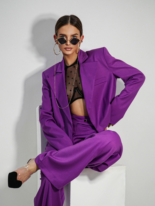 BEYONCE suit purple