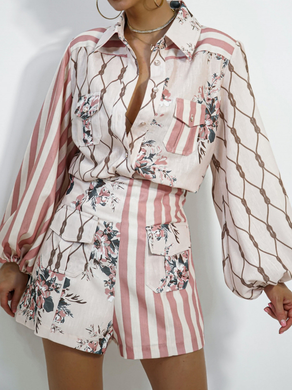 LOUISE striped set