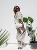 REBEL white pants