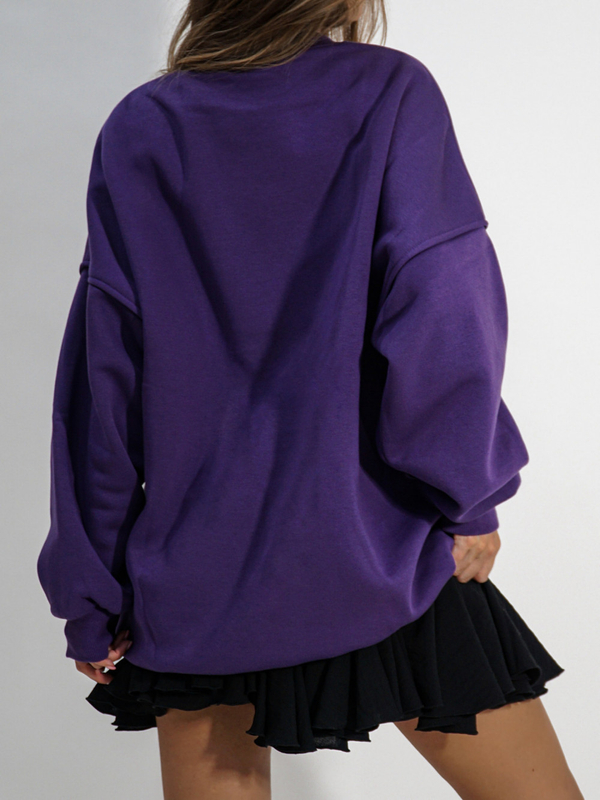 Sweatshirt LUCKY purple