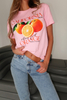 T-shirt ORANGE różowy