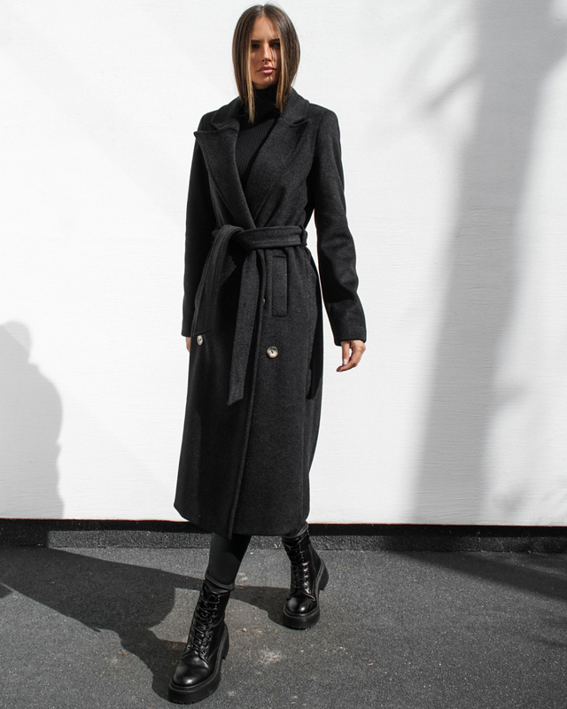 Płaszcz ONE THE WAY Black