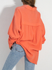 KAMA shirt coral muslin