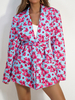 Jacket ABOUT YOU blue flowers 
